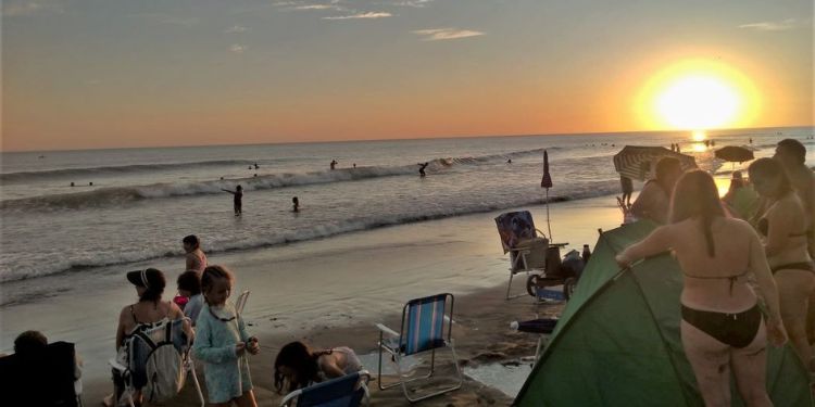 Atardecer en Monte Hermoso