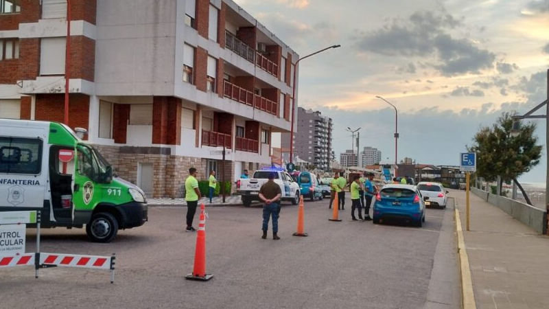 Controles policiales de alcoholemia en Monte Hermoso