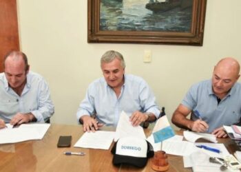 Gerardo Morales en Dorrego