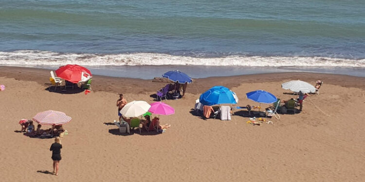 Playa de Monte hermoso clima