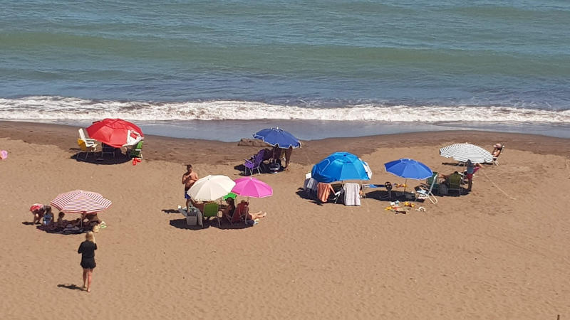 Playa de Monte hermoso clima