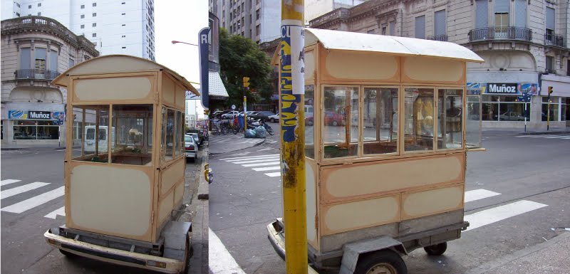 Puesto de cubanitos en el centro bahiense