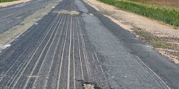 Ruta Provincial 51 en mal estado