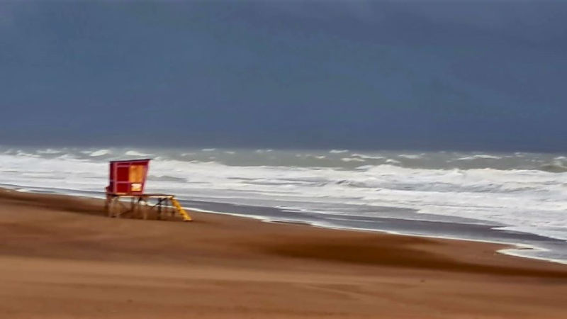 Tormenta en Monte Hermoso