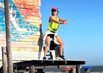 Zumba en la playa