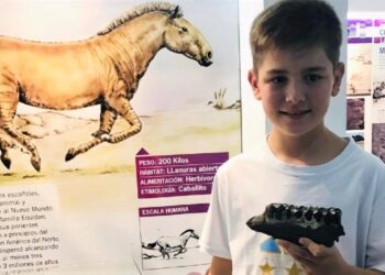 Felipe descubridor del fósil