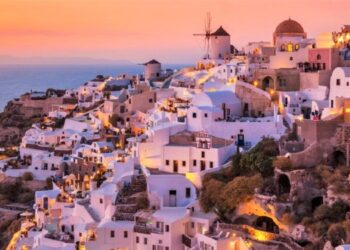 Isla griega de Santorini