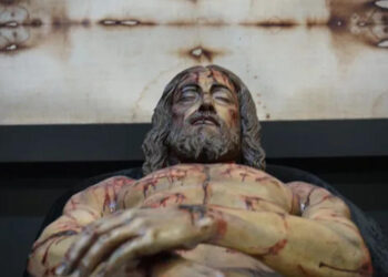 Muestra de la sabana santa en bahia blanca