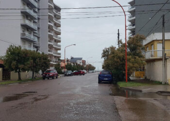 Registro de lluvias en Monte Hermoso