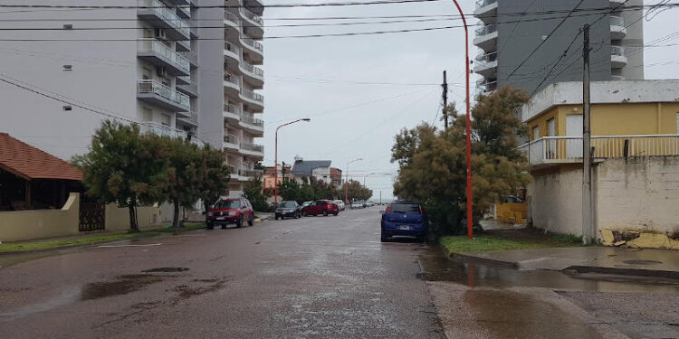 Registro de lluvias en Monte Hermoso