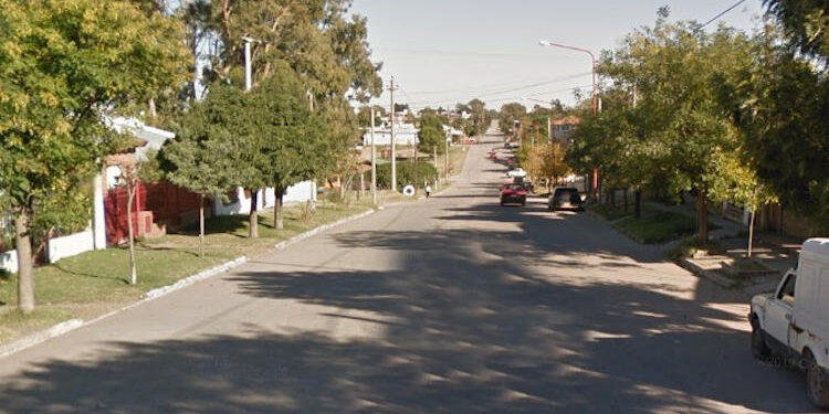 Calle San Martin Monte Hermoso seneros peatonales