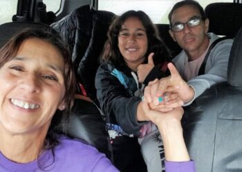 Carla, Cristian y Natasha