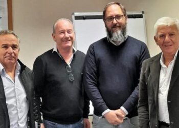 Valerio, Marcos Fernández, Alejandro Dichiara y Gastón Ghioni