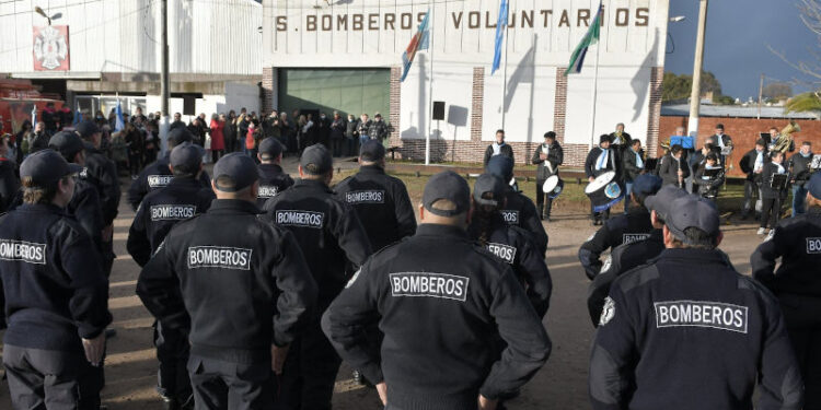Día del bombero voluntario en Monte Hermoso