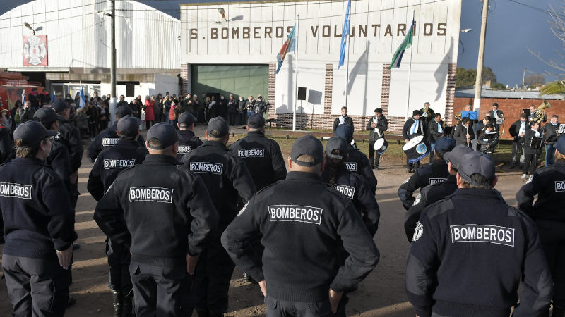 Día del bombero voluntario en Monte Hermoso