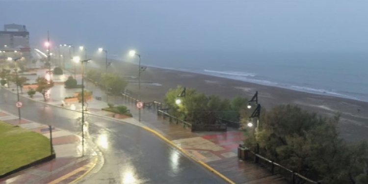 Lluvia en Monte Hermoso