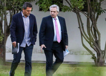 Massa y Alberto Fernandez