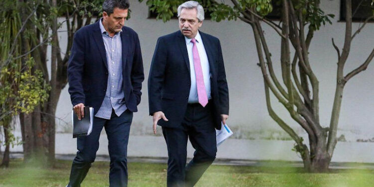 Massa y Alberto Fernandez