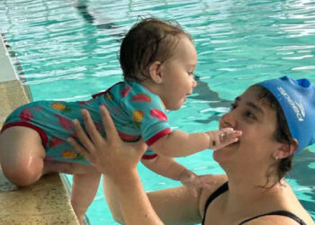 Natación para niños y familia en el Natatorio Municipal de Monte Hermoso