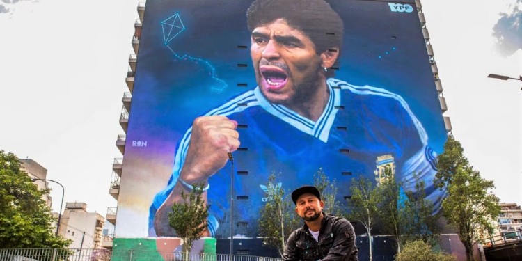 Mural de Diego Maradona