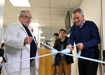 Inauguración en el hospital municipal de Bahía Blanca