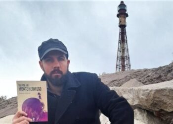 Santiago Bresciano, escritor de "Terror en Monte Hermoso"