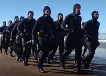 Adiestramiento de las fuerzas armadas en Monte Hermoso