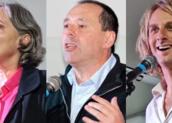 Ariel Muzi, Carolina Bertazzo y Brian Ollearo