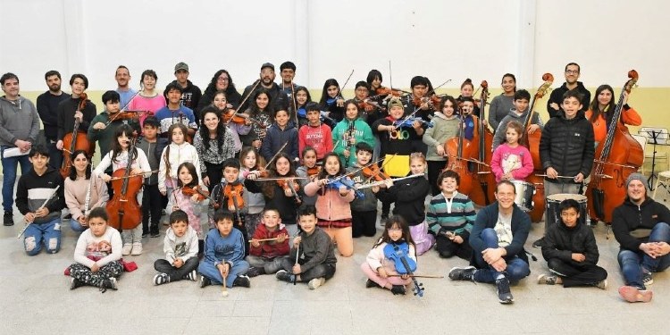 Orquesta y coro infantil y juvenil de Monte Hermoso cumplen sus primeros dos meses de actividad