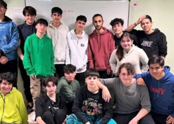 Alumnos de la Escuela Técnica de Monte Hermoso
