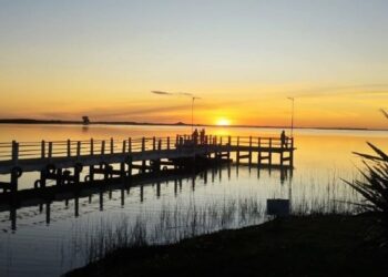 Atardecer en la Laguna Sauce Grande