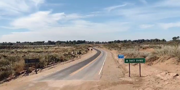 Camino de cintura desde Monte Hermoso a Sauce Grande