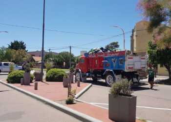 Recolección de residuos en Monte Hermoso