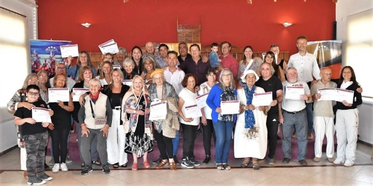 Se entregaron certificados en el cierre de los cursos UPAMI destinados a adultos mayores de Monte Hermoso