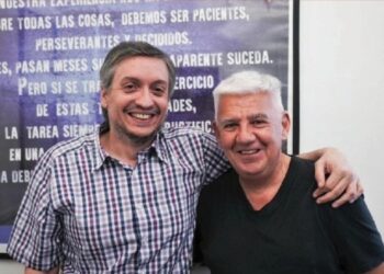 Máximo Kirchner y Alejandro Dichiara