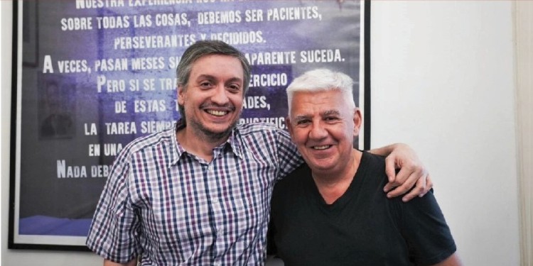 Máximo Kirchner y Alejandro Dichiara