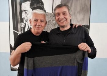 Alejandro Dichiara y Máximo Kirchner