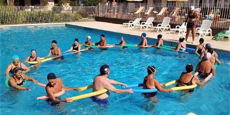 Clases gratuitas de gimnasia en el agua