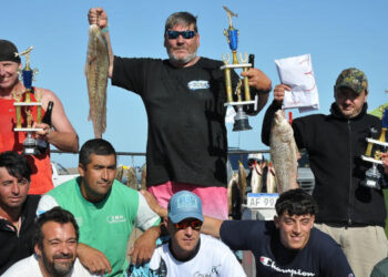 Guillermo Nielsen de Coronel Dorrego ganó el certamen de pesca a la Corvina Mayor