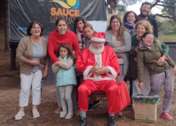 Papá Noel en Sauce Grande