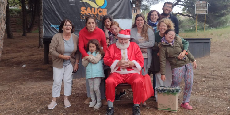 Papá Noel en Sauce Grande