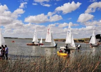 Regatas en la Laguna Sauce Grande