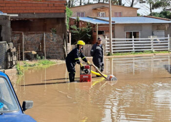 temporal en Monte Hermoso