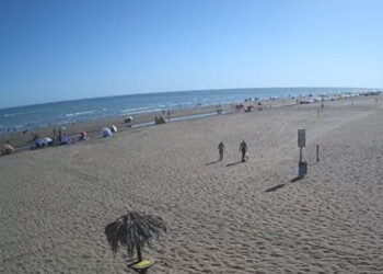 Cámara en vivo desde la playa de Monte Hermoso
