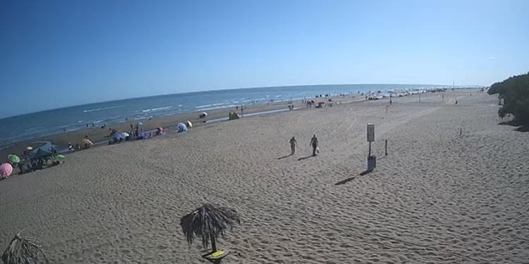 Cámara en vivo desde la playa de Monte Hermoso