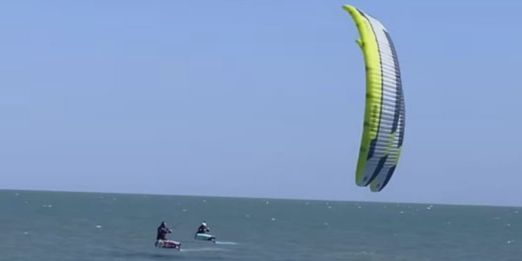 Catalina Turienzo entrenamiento en Monte Hermoso