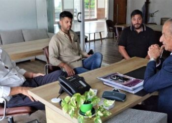 Arranz participó de un encuentro con el gobernador Kicillof y se reunió con su par del Partido de la Costa