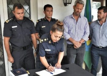 Carla Martin asumió la jefatura de la Policía Comunal