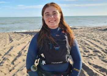Cata, de Monte Hermoso a los Juegos Olímpicos de París. “Entrar al mar, pararme en la tabla y ser impulsada por el viento… es mágico”