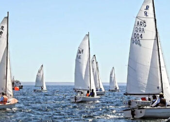 Clase Nacional Pampero Grand Prix regatistas de Monte Hermoso